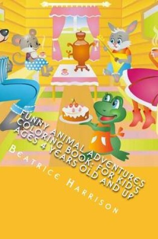 Cover of Funny Animal Adventures Coloring Book