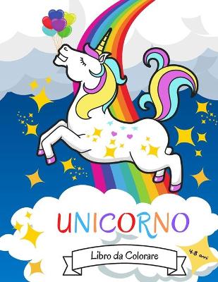 Book cover for Unicorno Libro da Colorare