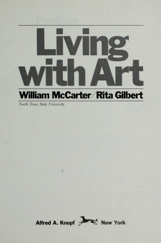 Cover of Living with Art