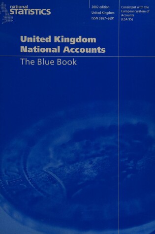 Cover of United Kingdom National Accounts 2002 Edition