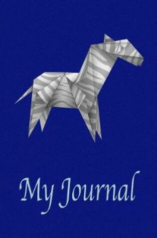 Cover of My Journal. for Origami Lover. Blank Lined Planner Notebook Diary.