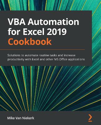 Cover of VBA Automation for Excel 2019 Cookbook