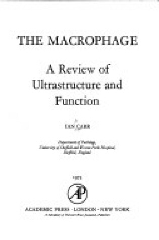 Cover of The Macrophage
