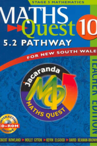 Cover of Maths Quest 10 for New South Wales 5.2 Pathway