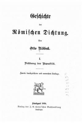 Book cover for Geschichte Der Roemischen Dichtung