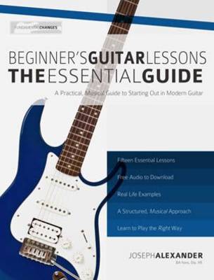 Book cover for Beginner's Guitar Lessons: The Essential Guide