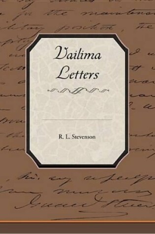 Cover of Vailima Letters (eBook)