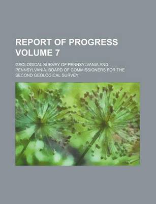 Book cover for Report of Progress Volume 7