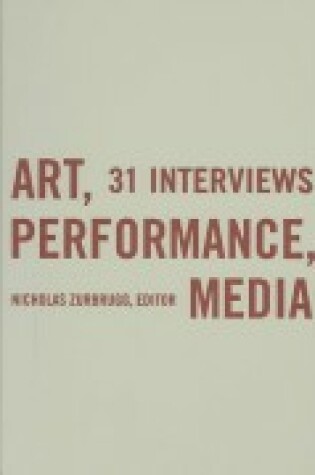 Cover of Art, Performance, Media
