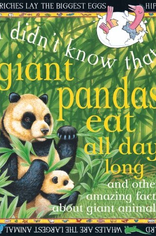Cover of Giant Pandas Eat All Day Long