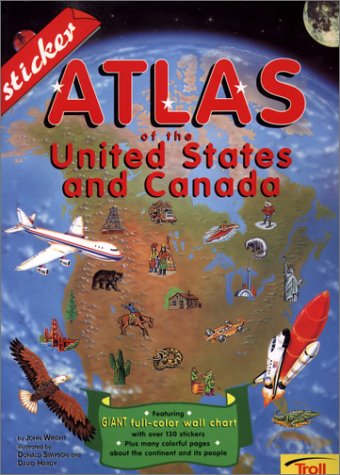 Book cover for Sticker Atlas of the U.S. & Canada