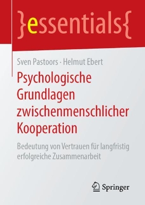 Book cover for Psychologische Grundlagen zwischenmenschlicher Kooperation