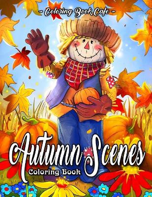 Book cover for Autumn Scenes Coloring Book