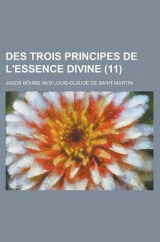 Cover of Des Trois Principes de L'Essence Divine (11)