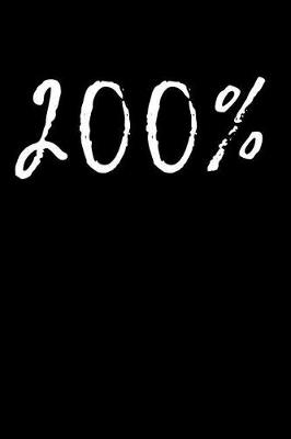 Book cover for 200%