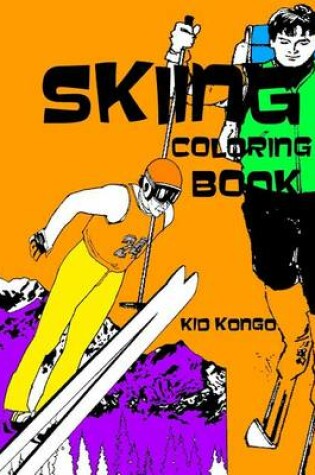 Cover of Skiing Coloring Book