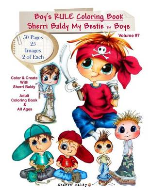 Book cover for Sherri Baldy My-Besties Boys Rule Coloring Book