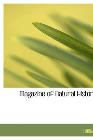 Cover of Magazine of Natural History