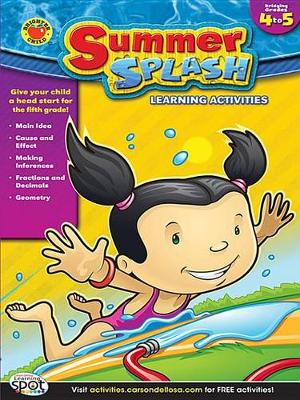 Book cover for Summer Splash Learning Activities, Grades 4 - 5