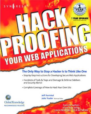 Book cover for Hack Proofing Your Web Applications