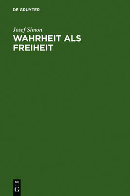 Book cover for Wahrheit als Freiheit