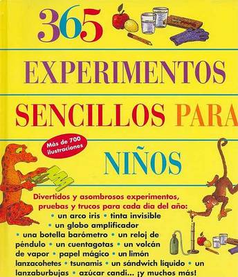 Book cover for 365 Experimentos Sencillos Para Nios