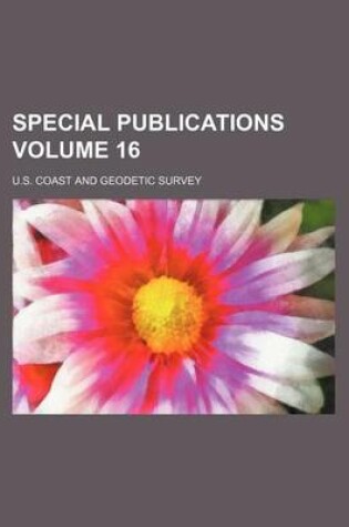 Cover of Special Publications Volume 16