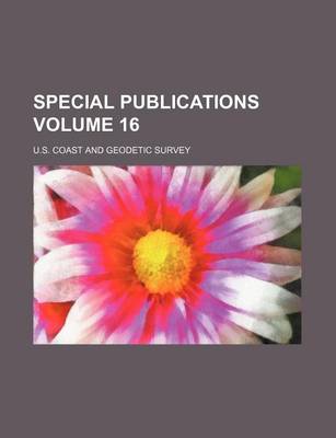 Book cover for Special Publications Volume 16