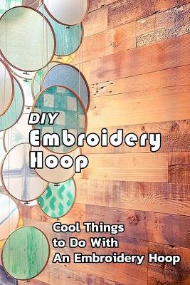 Book cover for DIY Embroidery Hoop