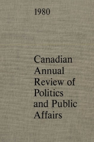 Cover of Cdn Annual Review 1980