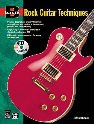 Book cover for Basix Rock Guitar Techniques