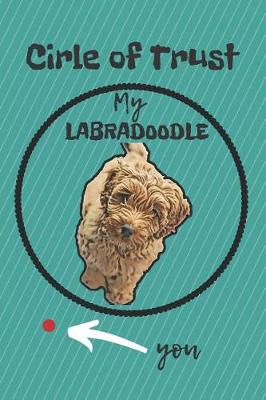 Book cover for Circle of Trust My Labradoodle Blank Lined Notebook Journal