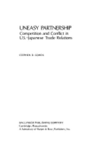 Cover of Uneasy Partnership