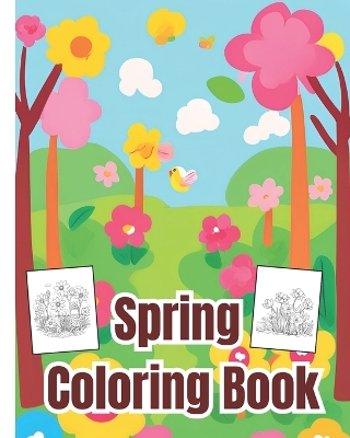 Book cover for Spring Coloring Book