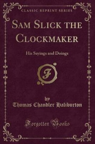 Cover of Sam Slick the Clockmaker