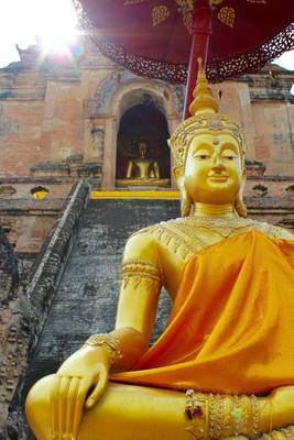 Book cover for Sunset at a Buddhist Temple in Thailand Journal