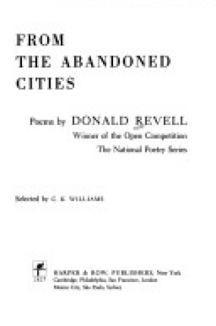 Cover of From the Abandoned Cities