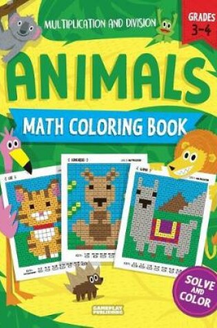 Cover of Animals Math Coloring Book