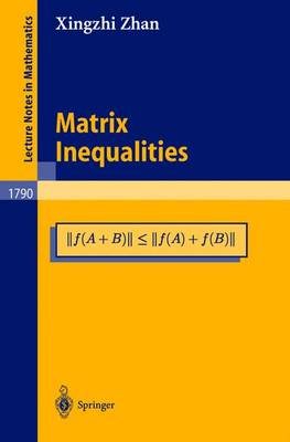 Cover of Matrix Inequalities