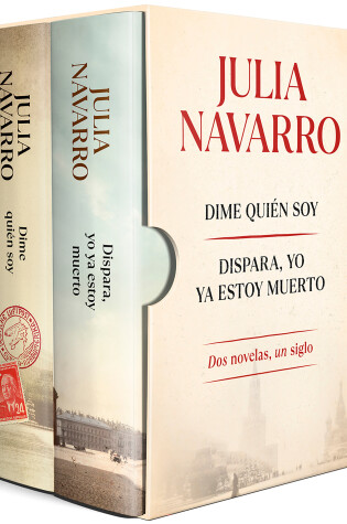 Cover of Estuche Julia Navarro (contiene: Dime quién soy / Dispara, yo ya estoy muerto) / Julia Navarro Boxed Set