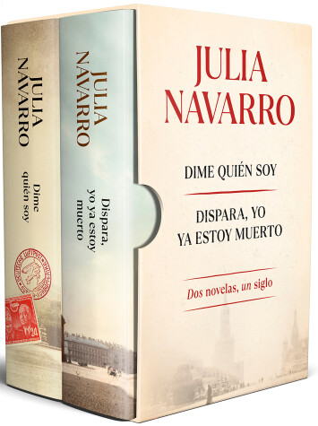 Book cover for Estuche Julia Navarro (contiene: Dime quién soy / Dispara, yo ya estoy muerto) / Julia Navarro Boxed Set