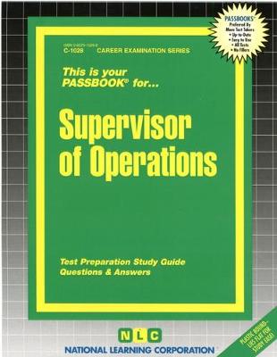 Book cover for Supervisor of Operations