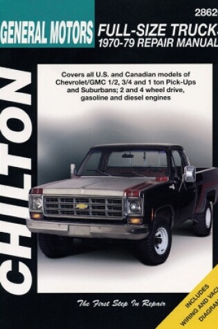 Cover of Chevrolet Pick-Ups (70 - 79) (Chilton)
