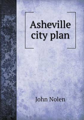 Book cover for Asheville city plan