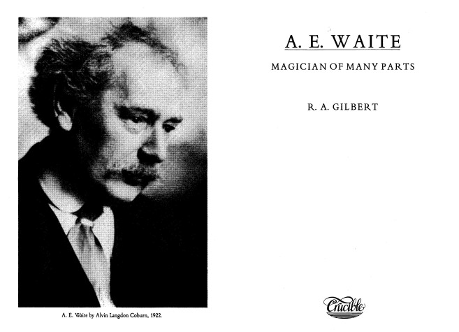 Book cover for A.E.Waite