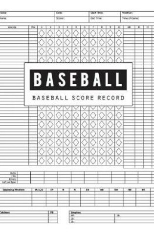 Cover of Baseball Score Record