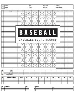 Book cover for Baseball Score Record