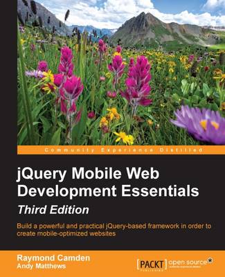 Book cover for jQuery Mobile Web Development Essentials - Third Edition