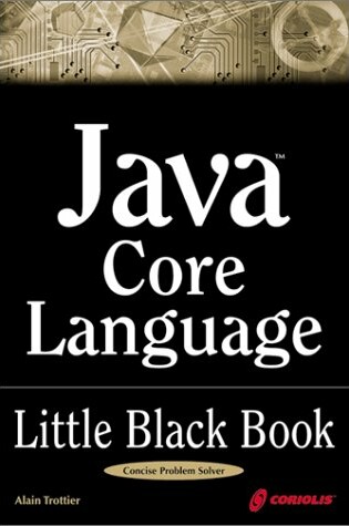 Cover of Java 2 Core Language Little Black Book