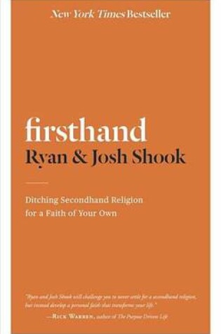 Cover of Firsthand